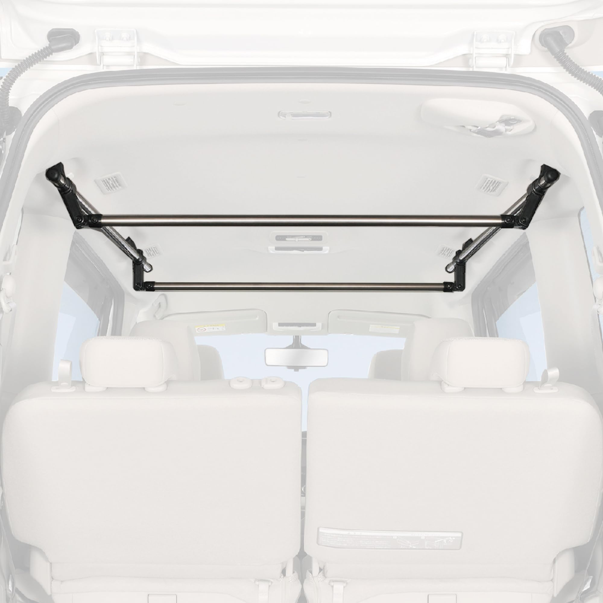 【スタイル:ハンガーバー(L)(2本入り)】カーメイト 車内 収納 ハンガーバー Amazon | カーメイト 車内 収納 ハンガーバー 【L】 2本セット クロ